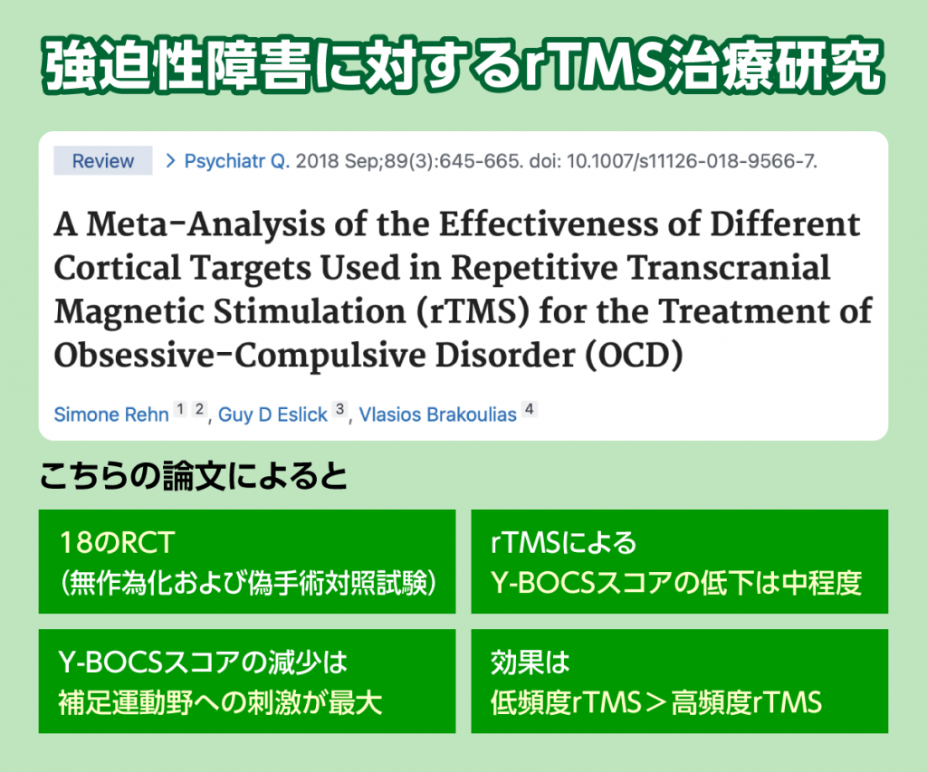 米認可 強迫性障害の磁気によるtms治療 東京横浜tmsクリニック