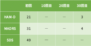 うつ病症例33の心理検査の結果をご紹介します