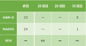 うつ病症例17の心理検査の結果をご紹介します